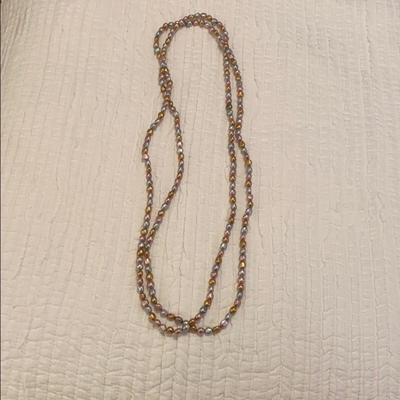 New Extra Long Honora Multi-Colored Pearl Necklace - Picture 1 of 2